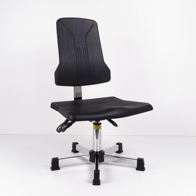 Cadeiras ergonômicas confortáveis de BIFMA X5.1 ESD no poliuretano preto