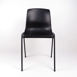 China Cremalheira de aço das cadeiras ergonômicas plásticas pretas do ESD para apoiar o preço barato de Seat fábrica