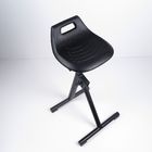 Cadeira fixada do trabalho do apoio do pé do tamborete do suporte de Seat do poliuretano desenhos em espinha pretos fornecedor