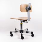 Cadeira ergonômica da tarefa industrial de roda dupla com ajustes da inclinação da altura do espaldar fornecedor