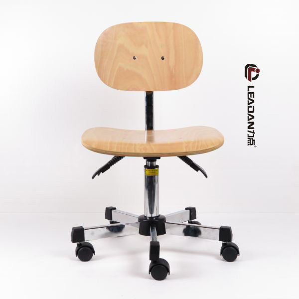 Luz - cadeira Dissipative estática da madeira compensada amarela com 3 ajustes das funções fornecedor