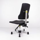 Cadeiras ergonômicas confortáveis de BIFMA X5.1 ESD no poliuretano preto fornecedor