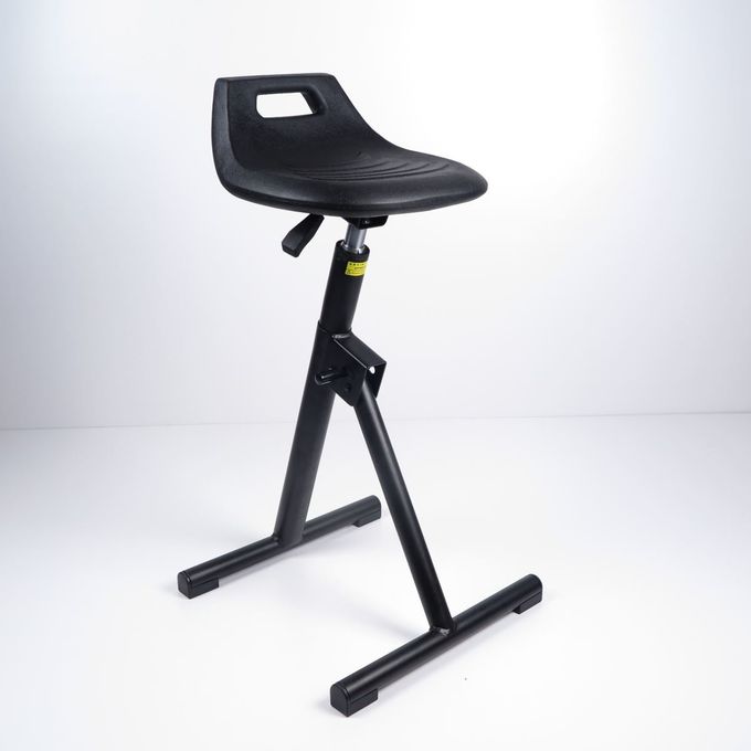 Cadeira fixada do trabalho do apoio do pé do tamborete do suporte de Seat do poliuretano desenhos em espinha pretos